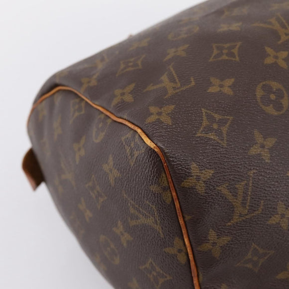LOUIS VUITTON Monogram Speedy 30 Hand Bag M41526 LV Auth 200896