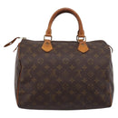 LOUIS VUITTON Monogram Speedy 30 Hand Bag M41526 LV Auth 200896-2