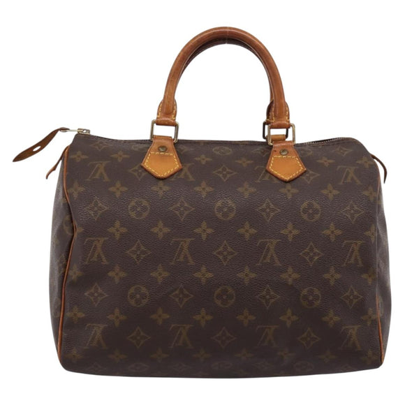 LOUIS VUITTON Monogram Speedy 30 Hand Bag M41526 LV Auth 200896