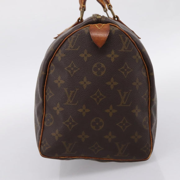 LOUIS VUITTON Monogram Speedy 30 Hand Bag M41526 LV Auth 200896