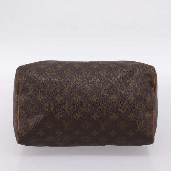 LOUIS VUITTON Monogram Speedy 30 Hand Bag M41526 LV Auth 200896