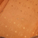 MCM Vicetos Logogram Boston Bag PVC Leather Brown Gold Auth 200899-11