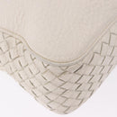 BOTTEGA VENETA INTRECCIATO Shoulder Bag Leather White Auth 200902-17
