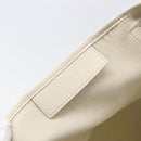 BALENCIAGA Navy Cabas S Hand Bag Canvas Yellow Silver Auth 200904A-15