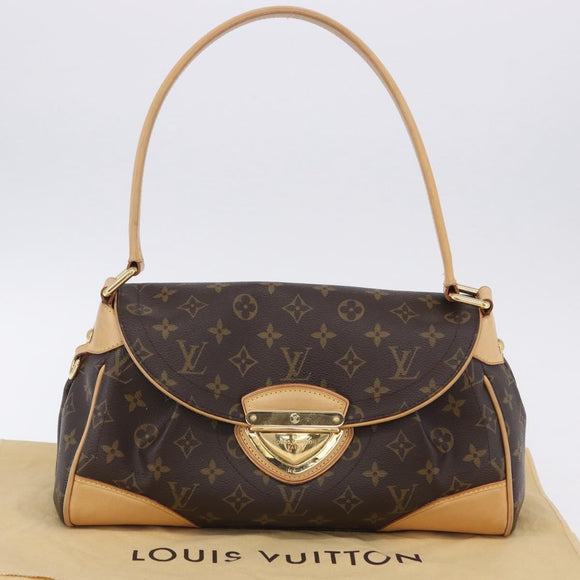 LOUIS VUITTON Monogram Beverly MM Shoulder Bag M40121 LV Auth 200905SAV