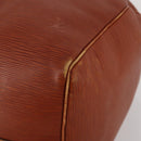 LOUIS VUITTON Epi Keepall 50 Boston Bag Brown M42968 LV Auth 200906-8