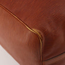 LOUIS VUITTON Epi Keepall 50 Boston Bag Brown M42968 LV Auth 200906-17