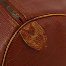 LOUIS VUITTON Epi Keepall 50 Boston Bag Brown M42968 LV Auth 200906-19