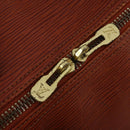 LOUIS VUITTON Epi Keepall 50 Boston Bag Brown M42968 LV Auth 200906-9