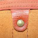 LOUIS VUITTON Epi Keepall 50 Boston Bag Brown M42968 LV Auth 200906-11