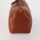 LOUIS VUITTON Epi Keepall 50 Boston Bag Brown M42968 LV Auth 200906-3