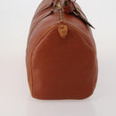 LOUIS VUITTON Epi Keepall 50 Boston Bag Brown M42968 LV Auth 200906-4