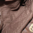 GUCCI GG Supreme Boston Bag PVC Beige Gold Auth 200907-21