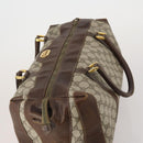 GUCCI GG Supreme Boston Bag PVC Beige Gold Auth 200907-6