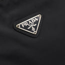 PRADA Shoulder Bag Nylon Black Silver Auth 200908V-17