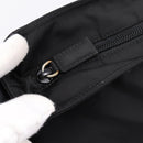 PRADA Shoulder Bag Nylon Black Silver Auth 200908V-18