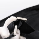 PRADA Shoulder Bag Nylon Black Silver Auth 200908V-19