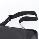 PRADA Shoulder Bag Nylon Black Silver Auth 200908V-8