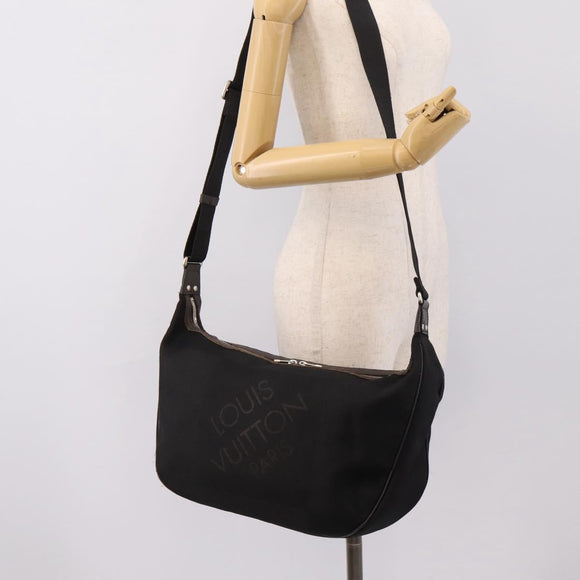 LOUIS VUITTON Damier Geant Explorateur Shoulder Bag Black M93616 LV Auth 200910A