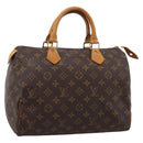 LOUIS VUITTON Monogram Speedy 30 Hand Bag M41526 LV Auth 200911A-1