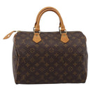LOUIS VUITTON Monogram Speedy 30 Hand Bag M41526 LV Auth 200911A-3