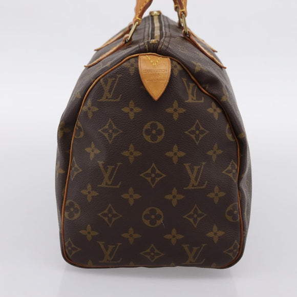 LOUIS VUITTON Monogram Speedy 30 Hand Bag M41526 LV Auth 200911A
