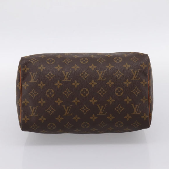 LOUIS VUITTON Monogram Speedy 30 Hand Bag M41526 LV Auth 200911A