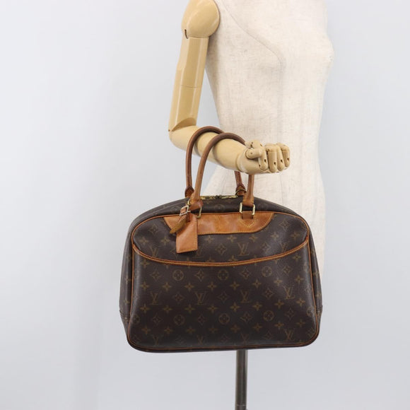 LOUIS VUITTON Monogram Deauville Hand Bag M47270 LV Auth 200912