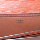 LOUIS VUITTON Epi Serie Dragonne Hand Bag Brown M52618 LV Auth 200913-19