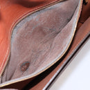 LOUIS VUITTON Epi Serie Dragonne Hand Bag Brown M52618 LV Auth 200913-11