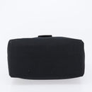 FENDI Mamma Baguette Hand Bag Cotton jersey Black Silver Auth 200914V-5