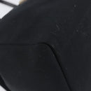 FENDI Mamma Baguette Hand Bag Cotton jersey Black Silver Auth 200914V-16