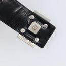 FENDI Mamma Baguette Hand Bag Cotton jersey Black Silver Auth 200914V-10