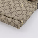 GUCCI GG Supreme Shoulder Bag PVC Beige Gold 223666 Auth 200916-9