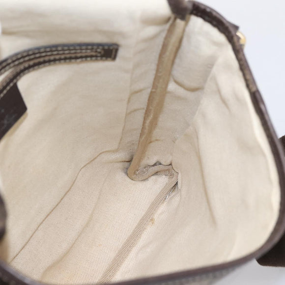GUCCI GG Supreme Shoulder Bag PVC Beige Gold 223666 Auth 200916