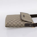 GUCCI GG Supreme Shoulder Bag PVC Beige Gold 223666 Auth 200916-4