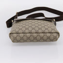 GUCCI GG Supreme Shoulder Bag PVC Beige Gold 223666 Auth 200916-5