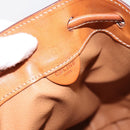 CELINE Macadam Canvas Shoulder Bag PVC Leather Brown Gold Auth 200918V-20