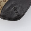 GUCCI GG Canvas Shoulder Bag Beige Gold 388927 Auth 200919V-17