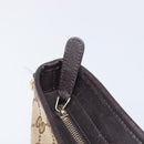 GUCCI GG Canvas Shoulder Bag Beige Gold 388927 Auth 200919V-9