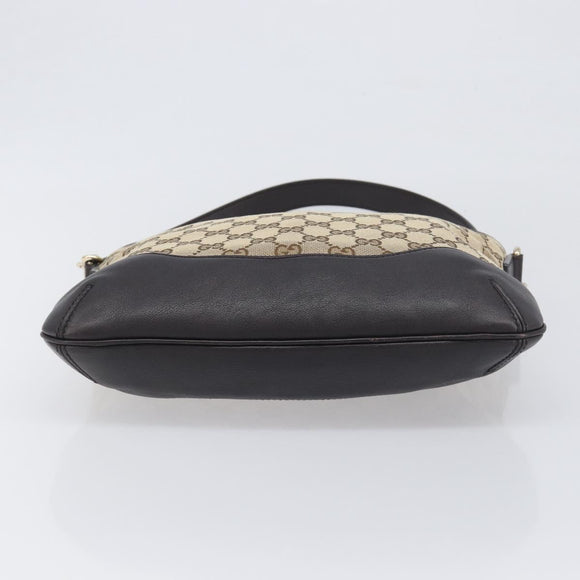 GUCCI GG Canvas Shoulder Bag Beige Gold 388927 Auth 200919V