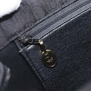 Christian Dior Trotter Canvas Chain Shoulder Bag Black Gold Auth 200920-22