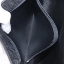 Christian Dior Trotter Canvas Chain Shoulder Bag Black Gold Auth 200920-23
