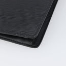 LOUIS VUITTON Epi Serie Dragonne Clutch Bag Black Noir M52612 LV Auth 200921-15
