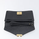 LOUIS VUITTON Epi Serie Dragonne Clutch Bag Black Noir M52612 LV Auth 200921-9