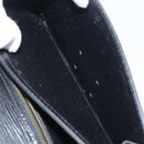 LOUIS VUITTON Epi Serie Dragonne Clutch Bag Black Noir M52612 LV Auth 200921-22