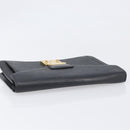 LOUIS VUITTON Epi Serie Dragonne Clutch Bag Black Noir M52612 LV Auth 200921-5