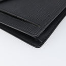 LOUIS VUITTON Epi Serie Dragonne Clutch Bag Black Noir M52612 LV Auth 200921-14