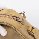 GUCCI Web Sherry Line Shoulder Bag Canvas Beige Gold Auth 200924-14