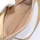 GUCCI Web Sherry Line Shoulder Bag Canvas Beige Gold Auth 200924-19